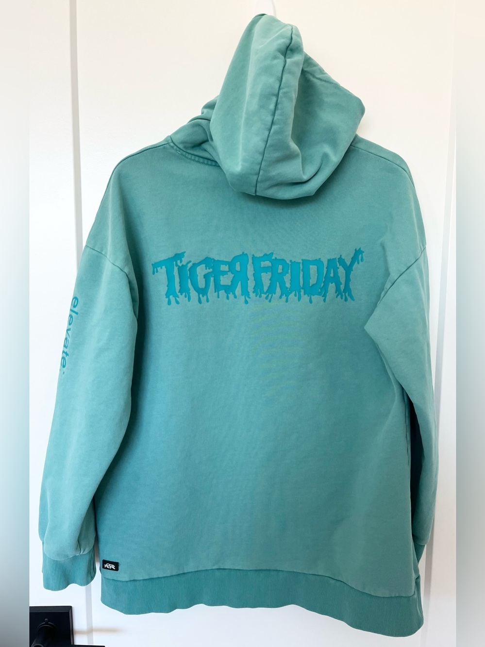 Tiger Friday Elevate Hoodie Sweatshirt Pullover Aloe Men’s Size Medium - Picture 4 of 11